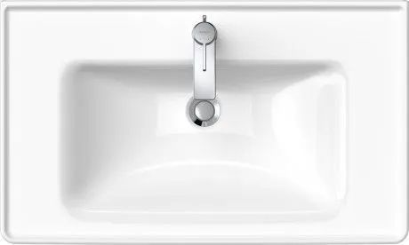 Раковина встраиваемая Duravit D-Neo 2367800000 800 мм х 480 мм, с переливом, с отверстем под смеситель, белая