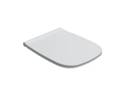 Сиденье для унитаза GLOBO GENESIS GN020BI 461 мм х 360 мм, съёмное, Soft-Close, белое глянцевое