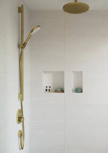 Штанга для душа 90 см Hansgrohe Unica S Puro 28631990 Полированное золото