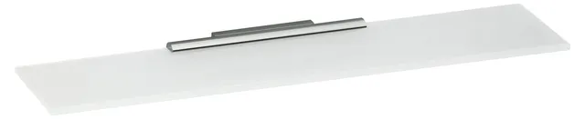 Стеклянная полка 550 x 8 x 120 мм  без держателей KEUCO PLAN 14910 005500 Белый