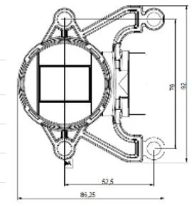 Внутренняя часть шланогового подключения ALMAR Washbasin E134008 для E192001 и E192000