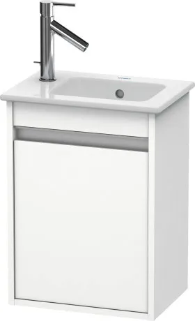 Тумба подвесная под раковину Duravit Ketho KT6417R1818 правая, белая матовая