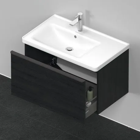 Раковина встраиваемая ассиметричная Duravit D-Neo 2369800000 800 мм х 480 мм, с переливом, с отверстием под смеситель, белая