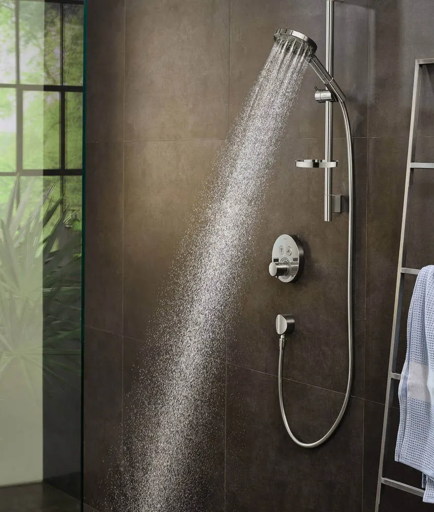 Душевой набор Hansgrohe Raindance Select S 120 3jet 27654000 со штангой 65 см, хром