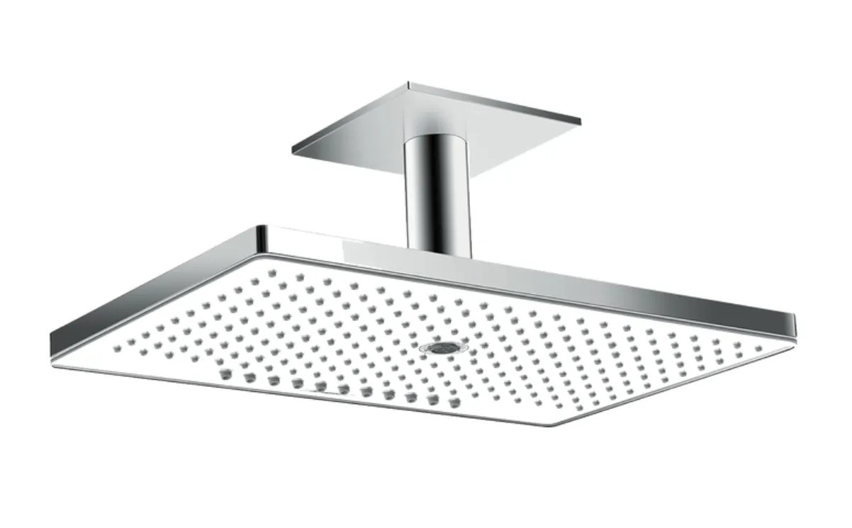 Верхний душ с потолочным держателем Hansgrohe Rainmaker Select 460 3jet 24016400 Хром/Белый