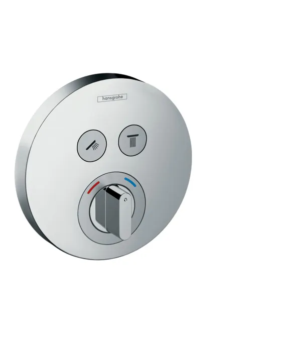 Термостат для душа Hansgrohe ShowerSelect S 15748000 для 2 потребителей хром