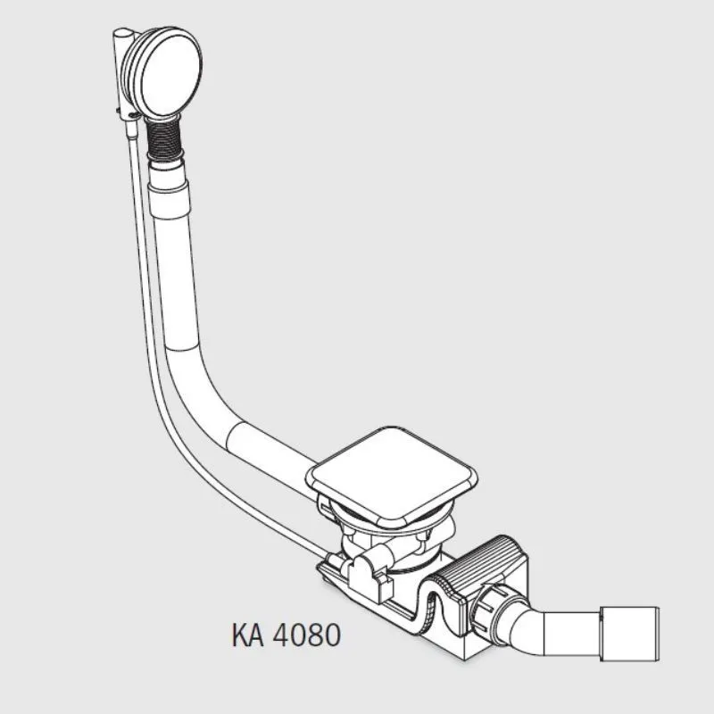 Слив-перелив специальный Kaldewei Mod KA 4080 6877.7200.0001 белый