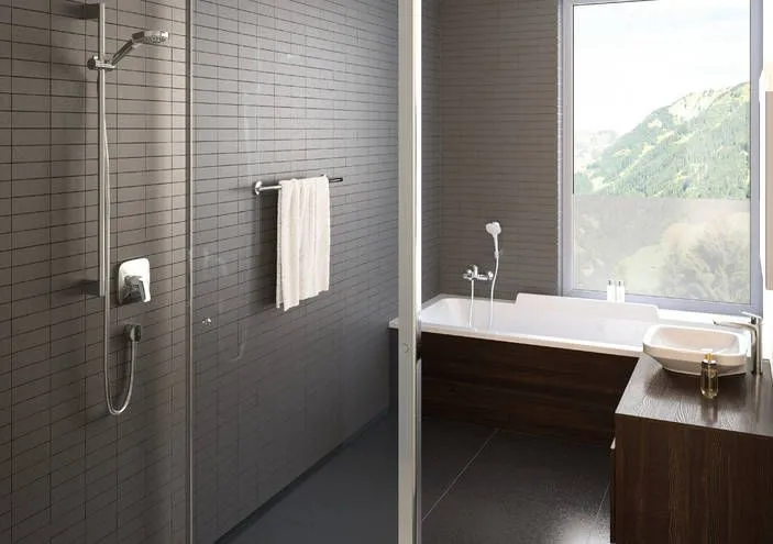 Душевой набор Hansgrohe Croma Select E 26424400 белый/хром