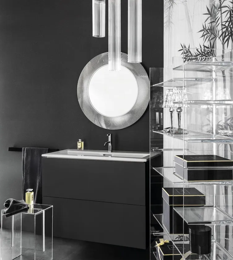 Табурет для ванной комнаты Kartell by Laufen   3.8933.0.084.000.1 пластик прозрачный