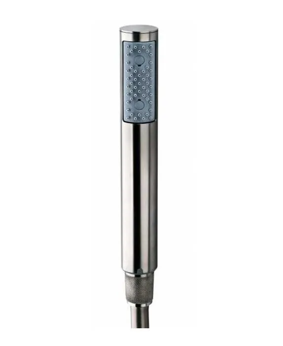 Душевой набор HANSGROHE ZEN/NOBU INC003.075 c ручным душем, шлангом и держателем, цвет Матовая нержавеющая сталь