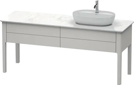 Тумба напольная под столешницу Duravit Luv LU9563R3939 скандинавский белый