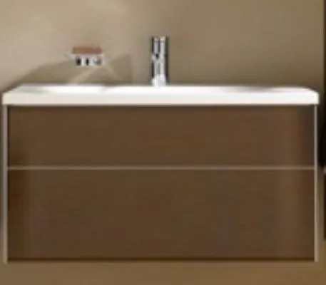 Тумба под умывальник Keuco ROYAL REFLEX 34060 140000 487 мм х 796 мм х 450 мм, корпус матовый лак/фасад стекло трюфель