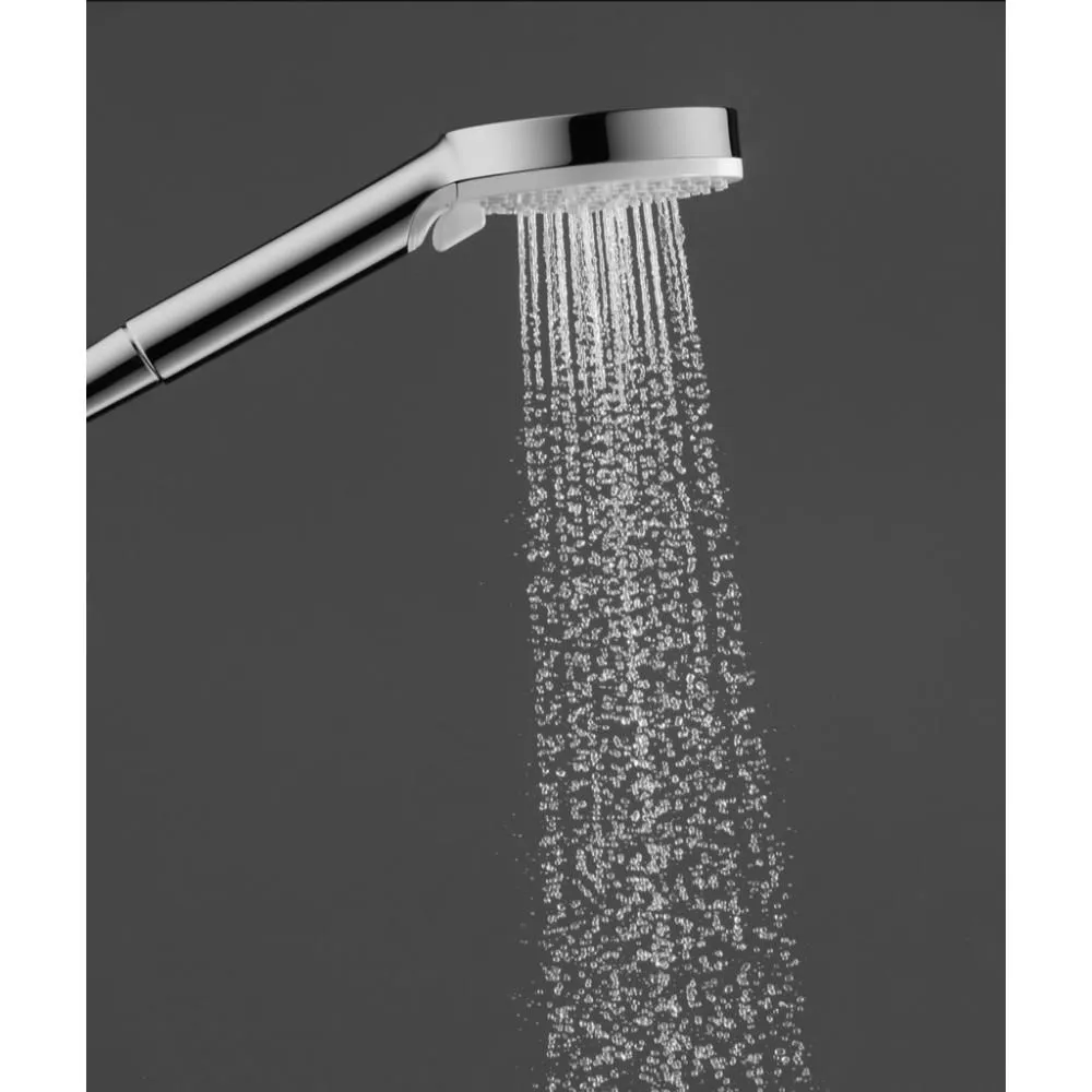 Душевой гарнитур со штангой 65 см и мыльницей Hansgrohe Crometta Vario 26553400 Белый/Хром