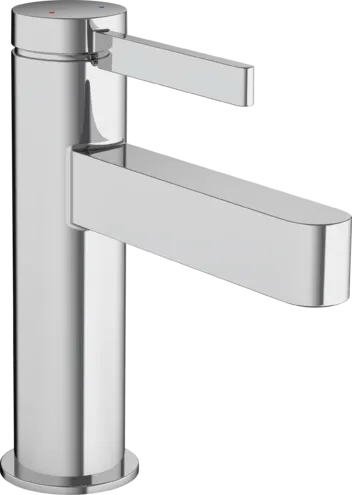 Смеситель для раковины HANSGROHE Finoris 76010000 100 мм, со сливным клапаном Push-Open, хром