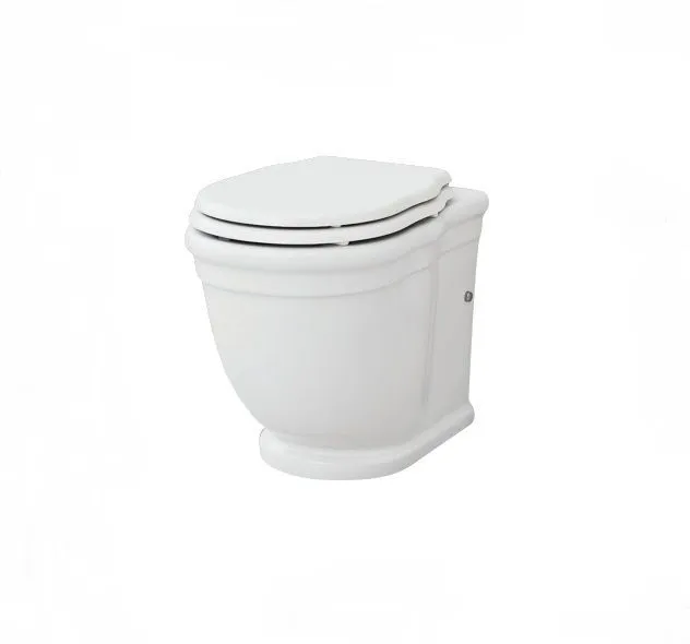 Сиденье для унитаза с крышкой ARTCERAM HERMITAGE HEA005 01 71 soft-close, белое глянцевое/хром