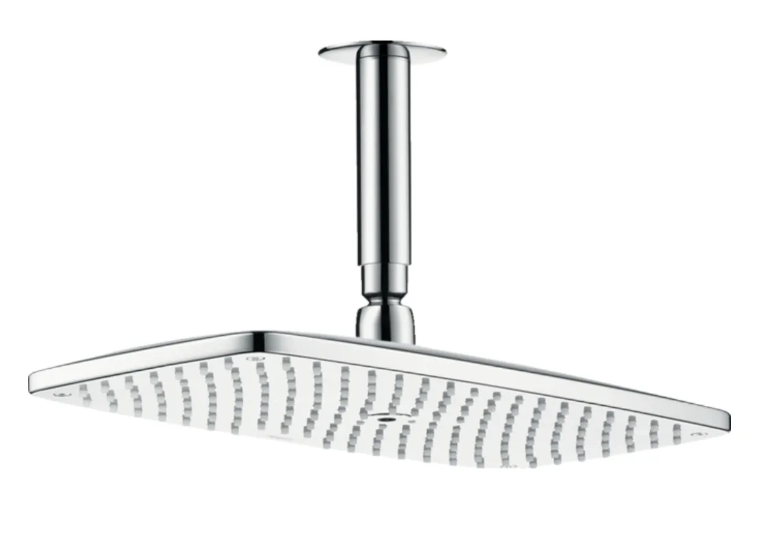Верхний душ с потолочным держателем HANSGROHE Raindance S 26604000 360 1jet, с EcoSmart, цвет Хром