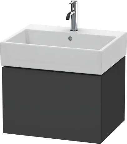 Тумба подвесная под раковину Duravit L-Cube LC617504949 графит матовый