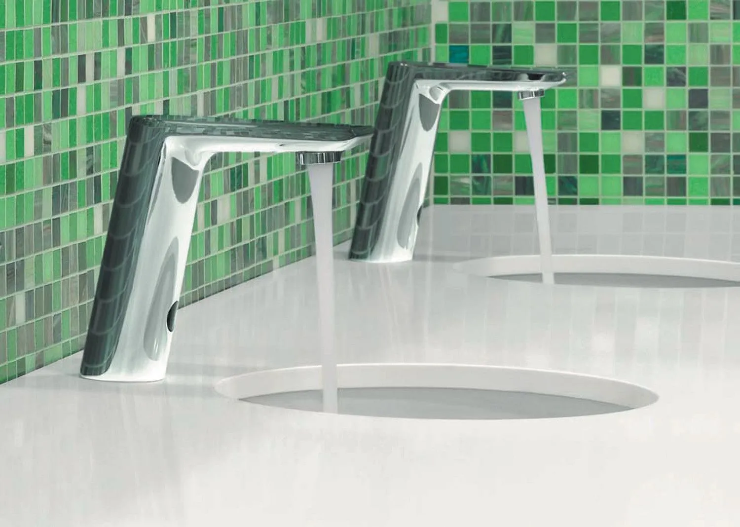 Смеситель для раковины электронный Hansgrohe Metris S 31101000 Хром