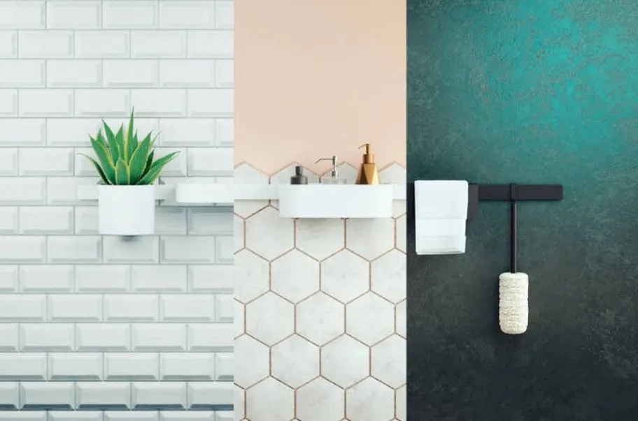 Штанга для коепления аксессуаров HANSGROHE WallStoris 27902700 500 мм, цвет Чёрный матовый