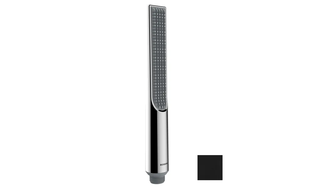 Ручной душ - палочка BOSSINI Apice B00910.073 один режим, c Easy-Clean, чёрный матовый