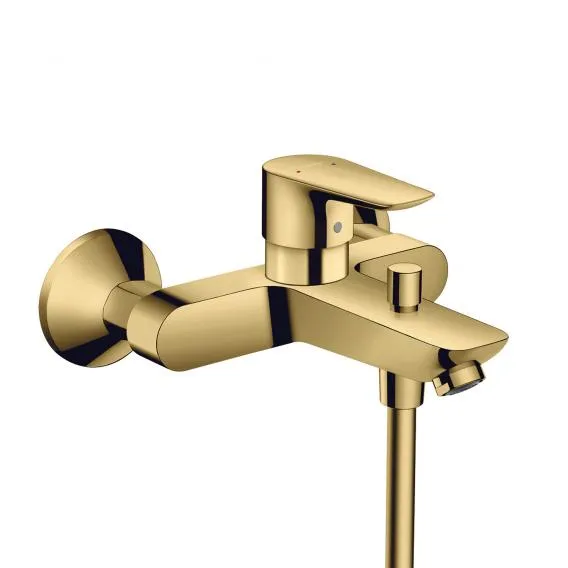 Смеситель для ванны Hansgrohe Talis E FinishPlus 71740990 полированное золото