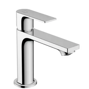 Смеситель однорычажный для раковины HANSGROHE REBRIS E 72589000 110 мм, с CoolStart, c донным клапаном, хром