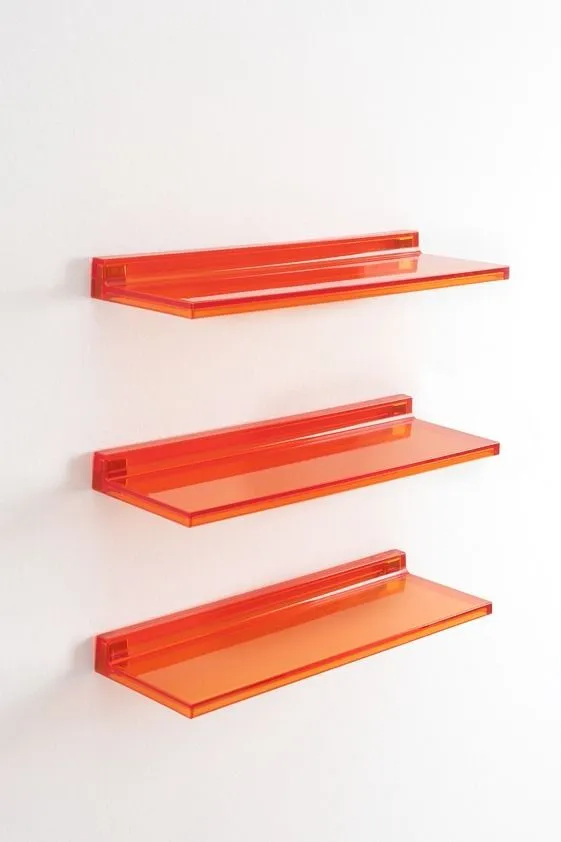 Полочка настенная  Kartell by Laufen  3.8533.0.082.000.1  45 см,  пластик оранжевый