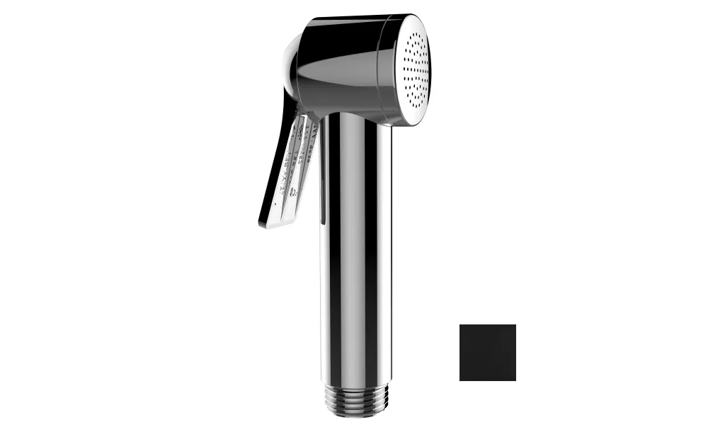 Гигиеническая лейка BOSSINI Apice B00920.073 Чёрный матовый