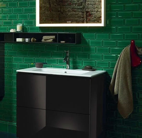 Тумба подвесная для консоли Duravit L-Cube LC581904040 черный