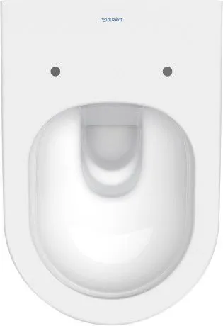 Унитаз подвесной Duravit D-Neo Rimless 2577090000 370 мм х 540 мм, с вертикальным смывом,  без смывного края, с креплением Durafix, белый