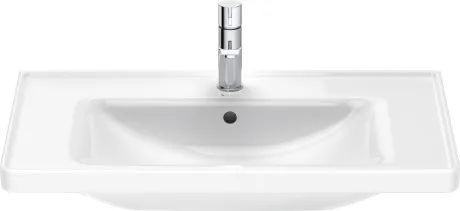 Раковина встраиваемая Duravit D-Neo 2367800000 800 мм х 480 мм, с переливом, с отверстем под смеситель, белая