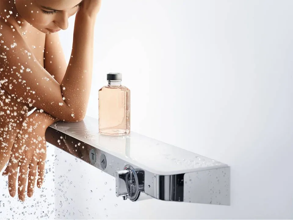 Термостат для ванны HANSGROHE ShowerTablet Select 400 24340700 цвет Белый матовый