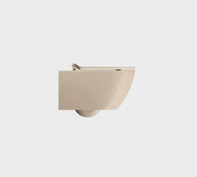 Унитаз подвесной GSI PURA 8815FR208 Swirlflush, с крепежом, Цвет Creta Matte