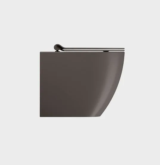Унитаз приставной GSI PURA 880316 360 мм х 550 мм, Swirlflush, для крепежа FISSVBT, цвет Bistro Matte