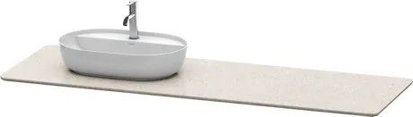 Столешница для раковины Duravit Luv LU9468L2525 кварцевый камень песочный структурный