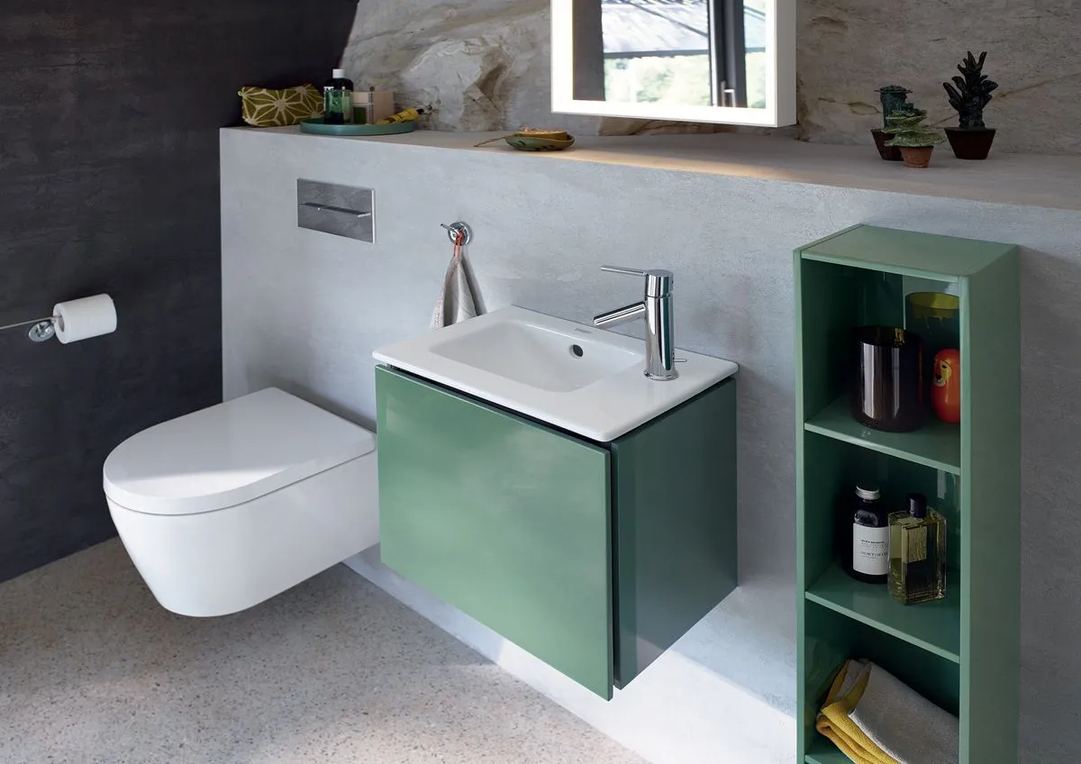 Тумба подвесная под раковину Duravit L-Cube LC6272R2222 белый глянцевый
