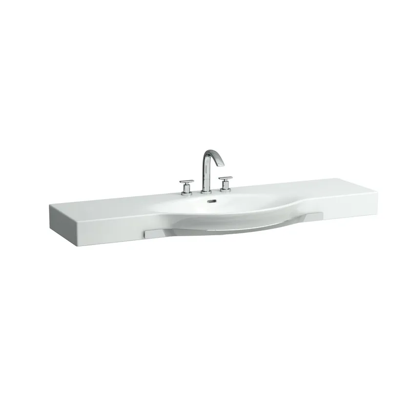 Раковина столешница  Laufen  Palace New 812706  150 см с полотенцедержателем, 3 отверстия под смеситель