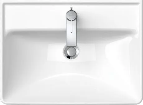 Раковина подвесная Duravit D-Neo 2366600000 600 мм х 440 мм, с переливом, с отверстием под смеситель, белая