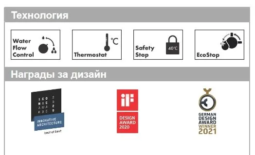 Термостат для душа Hansgrohe Ecostat Comfort 13116340 цвет Шлифованный чёрный хром