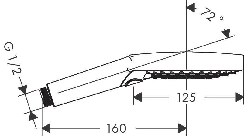 Ручной душ Hansgrohe  Raindance Select S 120 3jet 26530000 хром