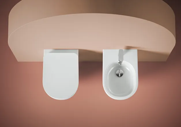 Унитаз приставной ARTCERAM File 2.0 FLV007 01 00 520 мм х 370 мм, смыв Whirl-Flush, безободковый, с креплением, с покрытием Saniglaze, цвет Белый глянцевый