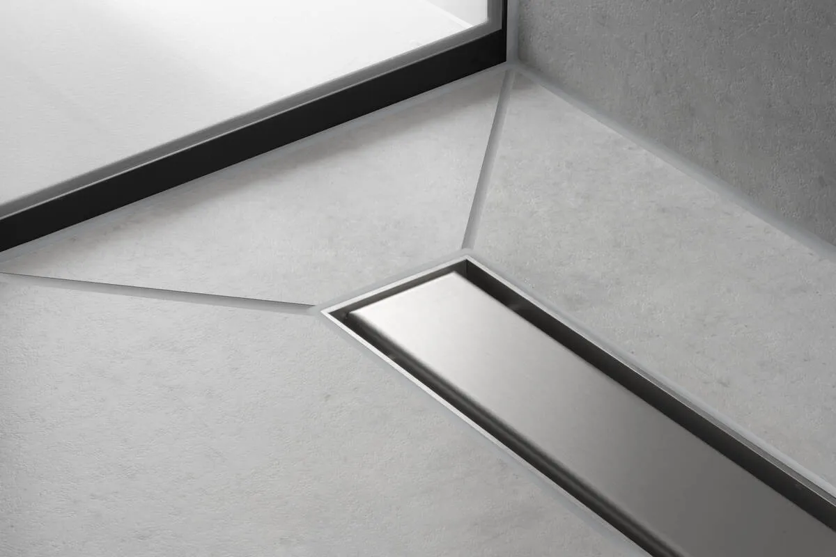 Внешняя часть линейного слива для душа HANSGROHE RainDrain Match 56037000 700 мм, c регулировкой по высоте, хром