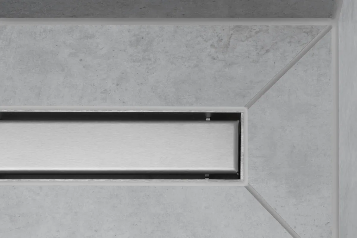 Внешняя часть линейного слива для душа HANSGROHE RainDrain Match 56037000 700 мм, c регулировкой по высоте, хром