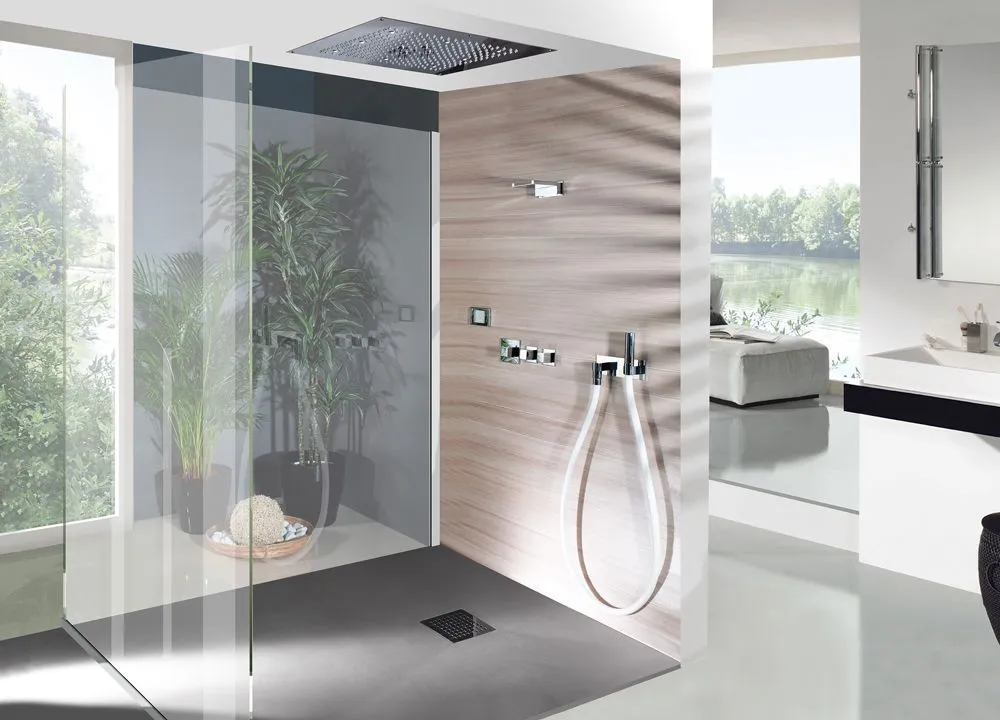 Верхний душ Bossini Dream Neb 2 режима H38671 Хром, с LED подсветкой