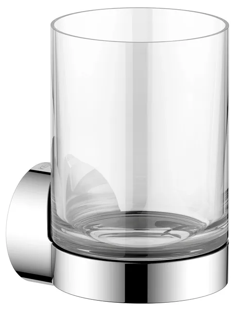 Держатель стакана со стаканом KEUCO Collection Reva 12850 019000 Хром