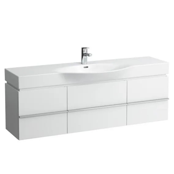 Тумба под раковину  Laufen  Case for Palace   4.0135.1.075.475.1    150 см, 1 ящик, 2 дверцы, белый глянцевый,  для 8.1170.6, 81270.6 