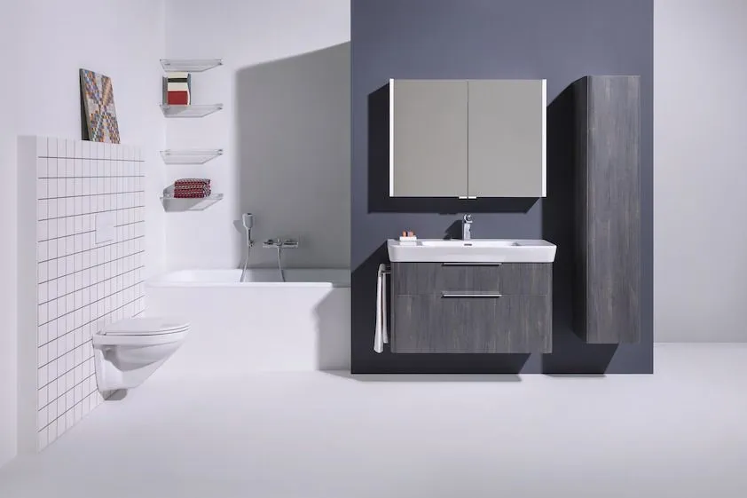 Полочка настенная  Kartell by Laufen  3.8533.0.084.000.1  45 см,  пластик прозрачный