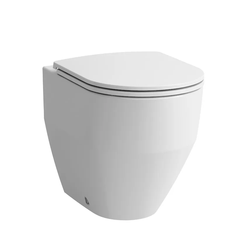 Приставной напольный унитаз Laufen  Pro new  8.2295.6.000.000.1 Rimless безободковый