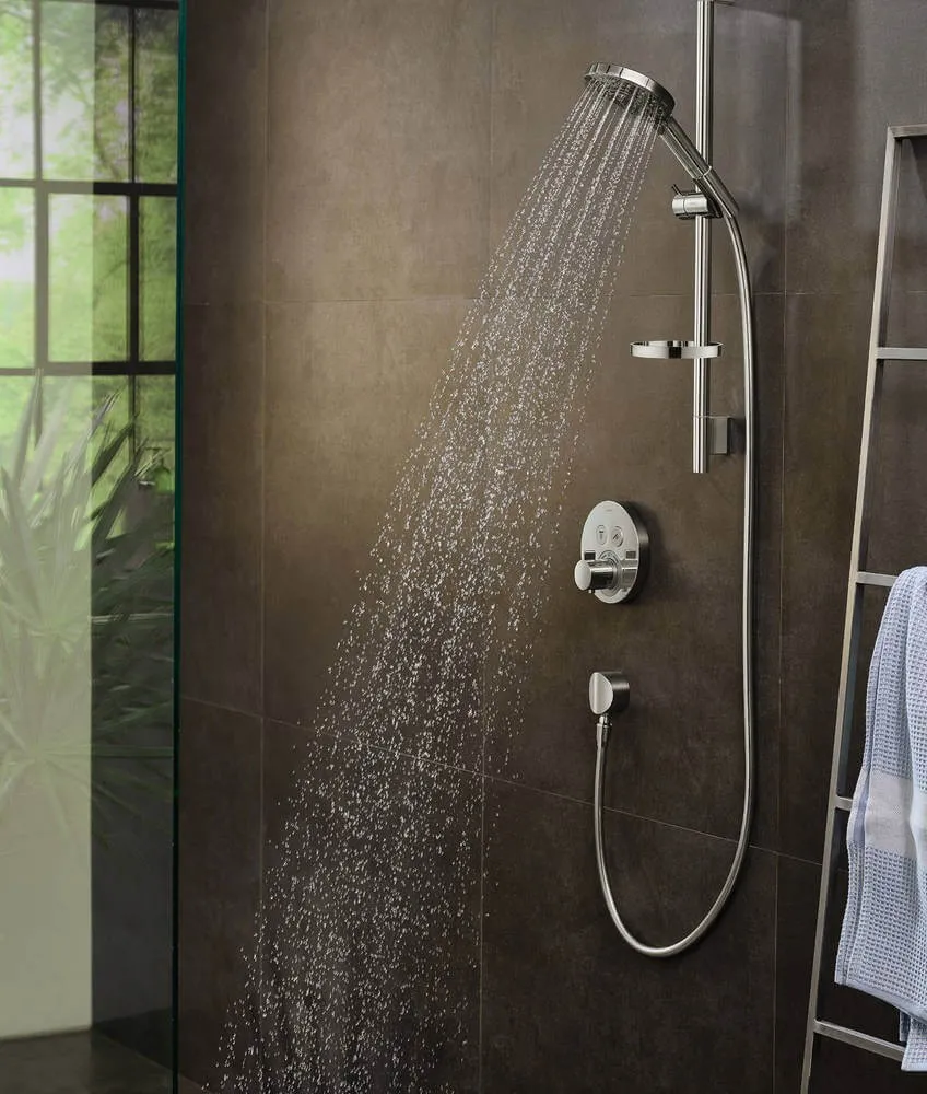 Душевой набор Hansgrohe Raindance Select S 120 3jet 27654000 со штангой 65 см, хром