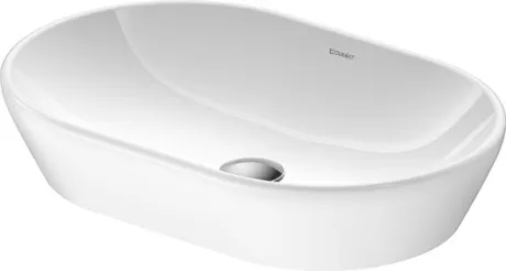 Раковина накладная Duravit D-Neo 2372600070 600 мм х 440 мм, без перелива, без отверстия под смеситель, белая